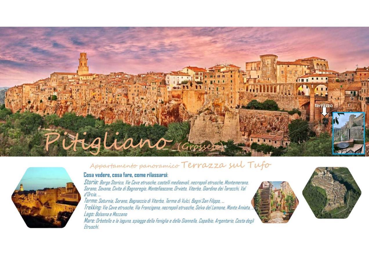 Villa Terrazza Sul Tufo Pitigliano Exterior foto